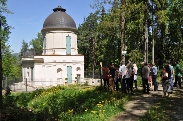 Společná exkurze NPÚ a&nbsp;AOPK v&nbsp;Českém Krumlově